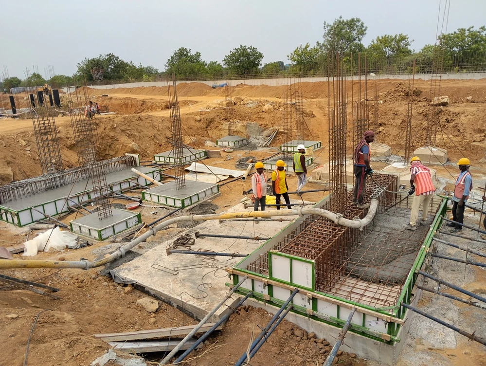 Column Footings formwork project