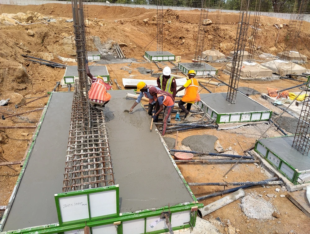 Step Footings project in Hyderabad