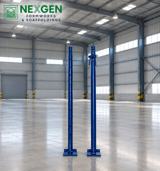 Outer and inner tubes of telescopic props